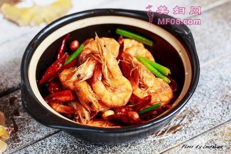 香辣干锅虾的做法