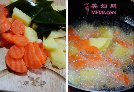 土豆烧海带步骤1-2