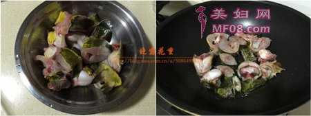 酸菜焖黄骨鱼步骤1-2