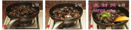 葱爆鲜木耳步骤4-6