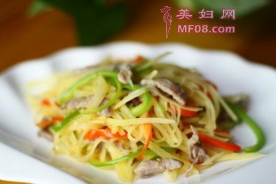 土豆丝炒肉步骤4