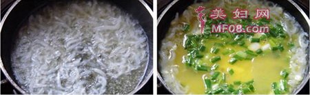葱花银鱼蛋饼步骤5-6