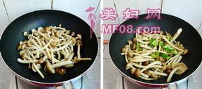 茶树菇香爆鸡块步骤3
