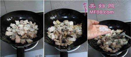 鹌鹑蛋烧花肉步骤
