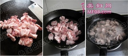 鹌鹑蛋烧花肉步骤