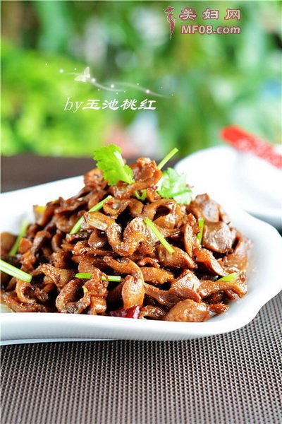 辣炒孜然鸡胗