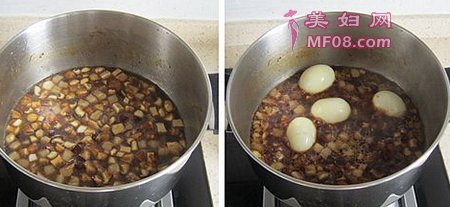 胡萝卜香菇卤肉饭步骤11-12