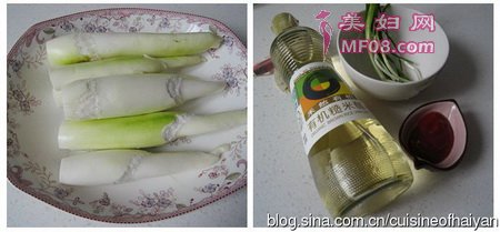糖醋茭白材料
