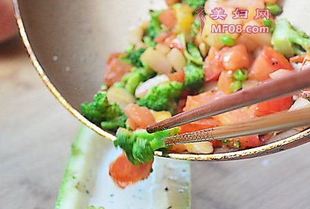 西葫芦焗时蔬步骤5