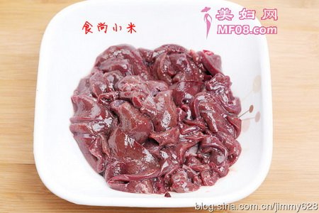 熘肝尖做法步骤2