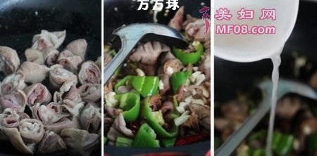 家常炒肥肠步骤4-6
