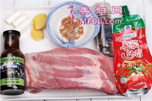 蜜汁烤大排的原料