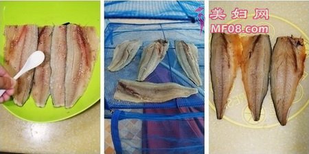 烤鲅鱼干步骤3-4