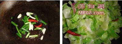 麻味牛心菜步骤5-6