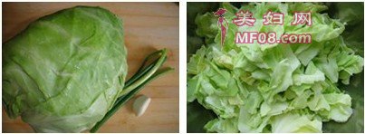 麻味牛心菜步骤1-2