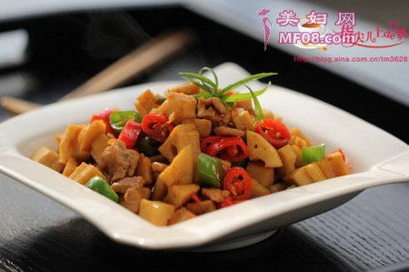 香辣藕丁的做法