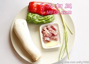 杏鲍菇炒肉片的原料