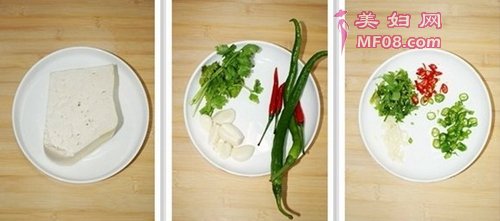 香辣豆腐片原料