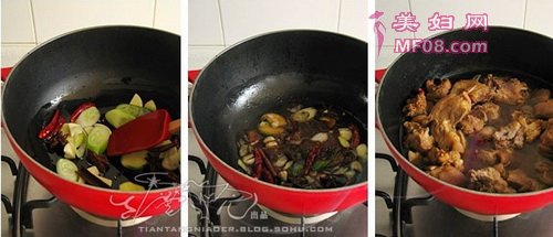 土豆仔焖肘子步骤4-6