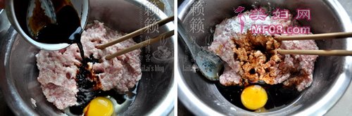 红烧狮子头步骤3-4