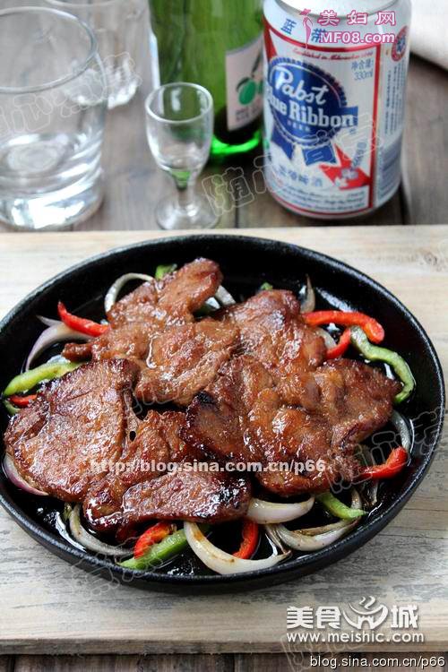 铁板蜜汁梅花肉