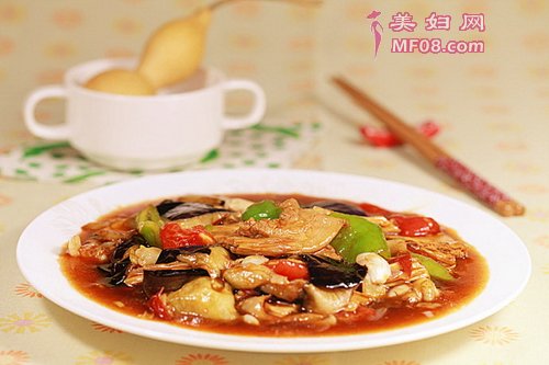 腐竹烧茄子