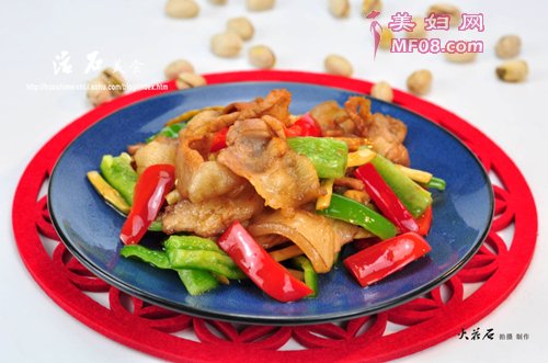 烟笋干煸肉