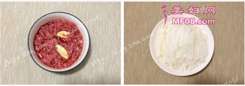 萝卜丝炒牛肉步骤1-2