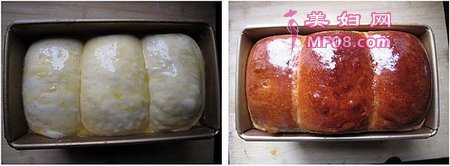 炼奶吐司步骤11-12