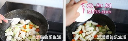 西蓝鱿鱼花步骤9-10