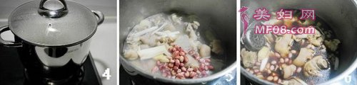 山药花生焖猪蹄步骤4-6
