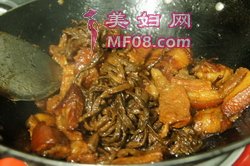 干豇豆烧肉步骤14