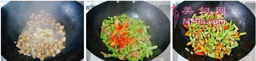 椒香豆角鸡丁步骤3