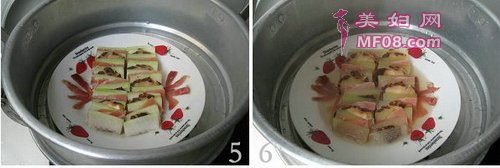 火腿花菇冬瓜夹步骤3
