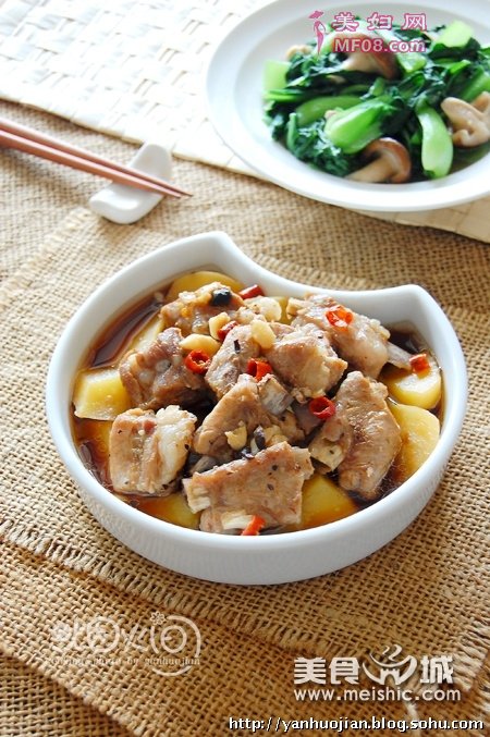 豉椒蒸土豆排骨