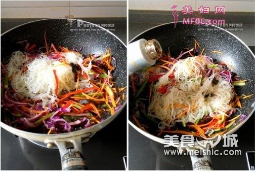 什锦素炒米线