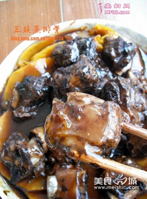 豆豉蒸排骨怎么做