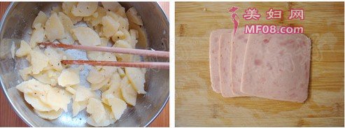火腿土豆千层卷
