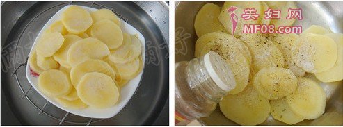 火腿土豆千层卷