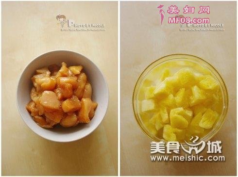 彩椒菠萝鸡丁