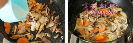 火腿菌菇焗饭的制作方法