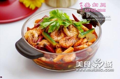 酸辣泡椒虾的做法