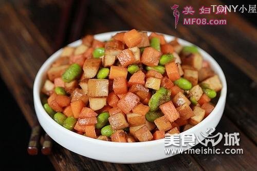 酱香小炒三丁的做法