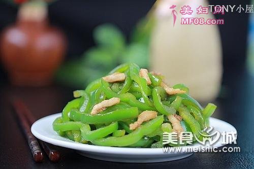 青椒肉丝怎么做