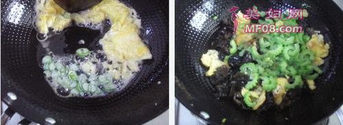 苦瓜木耳炒鸡蛋