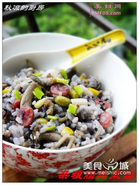 如何做杂粮腊肠菜饭
