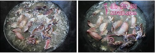 韭菜滑小管的做法