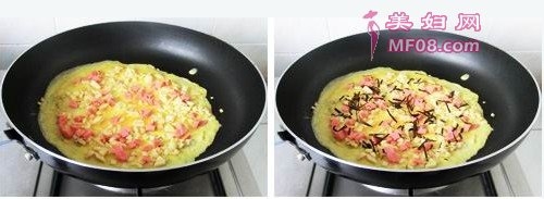 如何做笋尖煎蛋