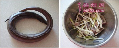 豆豉蒸黄鳗的做法