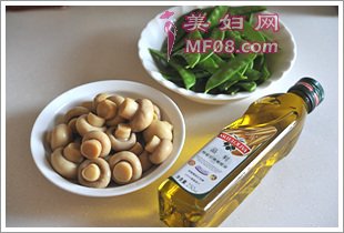 蚝汁口蘑荷兰豆